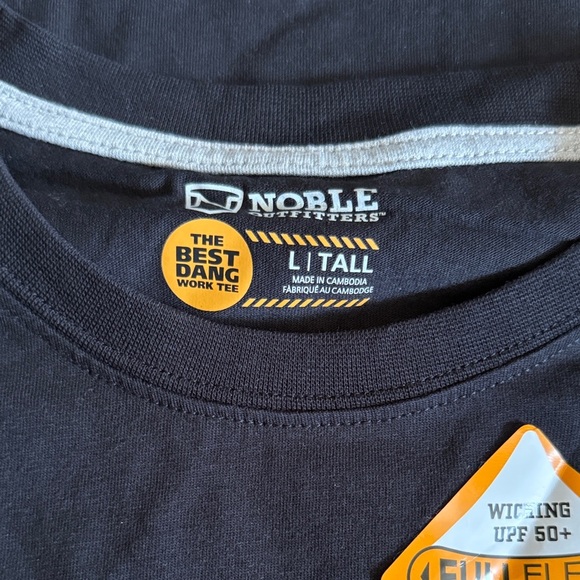 MEN'S THE BEST DANG WORK SLEEVELESS POCKET TEE Size L Tall & XXL Tall - Picture 5 of 5